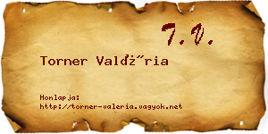 Torner Valéria névjegykártya