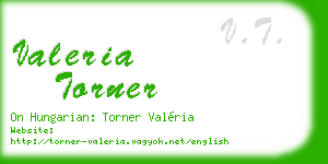 valeria torner business card